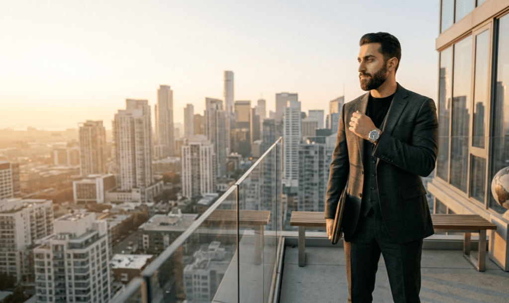 Beyond the Charts: A Lifestyle of Growth — a cinematic image representing the mindset principles that extend beyond trading hours into daily habits, physical discipline, and continuous self-improvement.