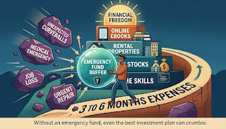 How much to save in emergency fund — 3 to 6 months expenses personal finance rule