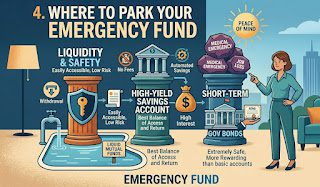 Where to keep emergency fund — high yield savings liquid funds government bonds