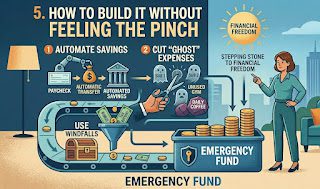 How to build emergency fund without stress — automate savings cut ghost expenses use windfalls