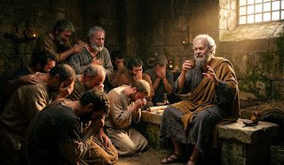 Socrates drinking hemlock — integrity over survival choosing principles over compromise