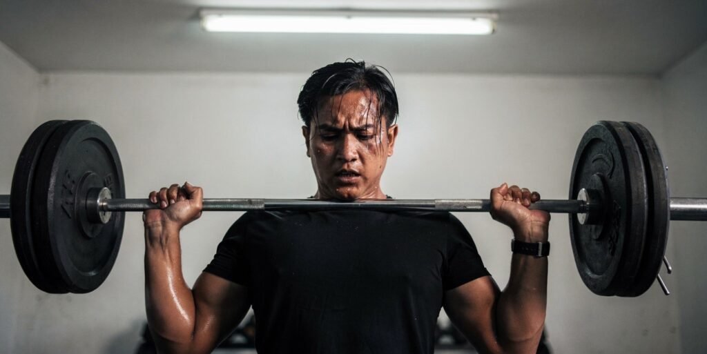 Channeling frustration into physical discipline as part of mindset reprogramming.