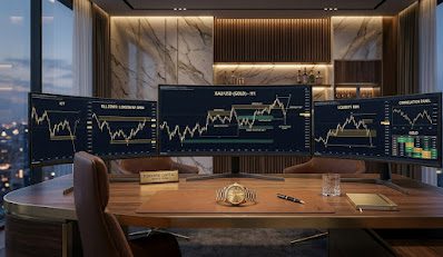Elite trading mindset — professional setup representing success built through discipline and focus