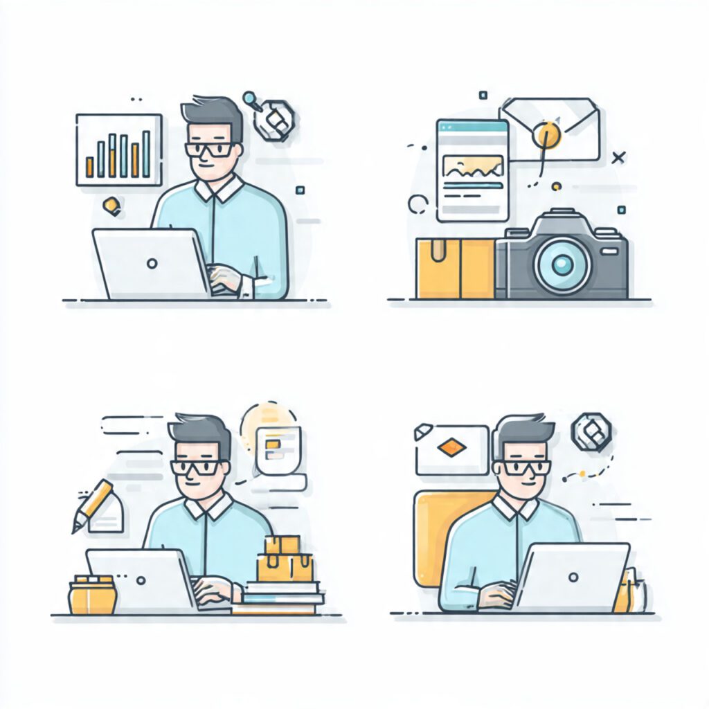 Real examples of AI agents replacing traditional software workflows in trading, e-commerce, content creation, and freelancing.