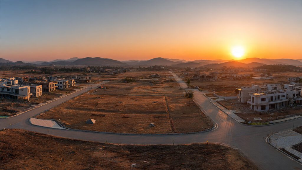 Real estate opportunity at sunrise for zero-capital entrepreneurs