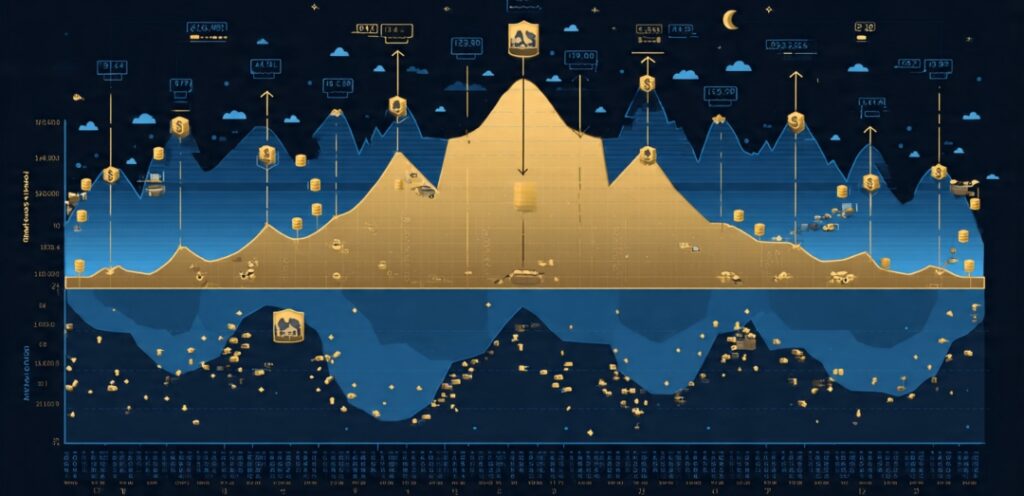 Diagram explaining why liquidity sweeps happen — institutions drive price to clustered retail stops then reverse