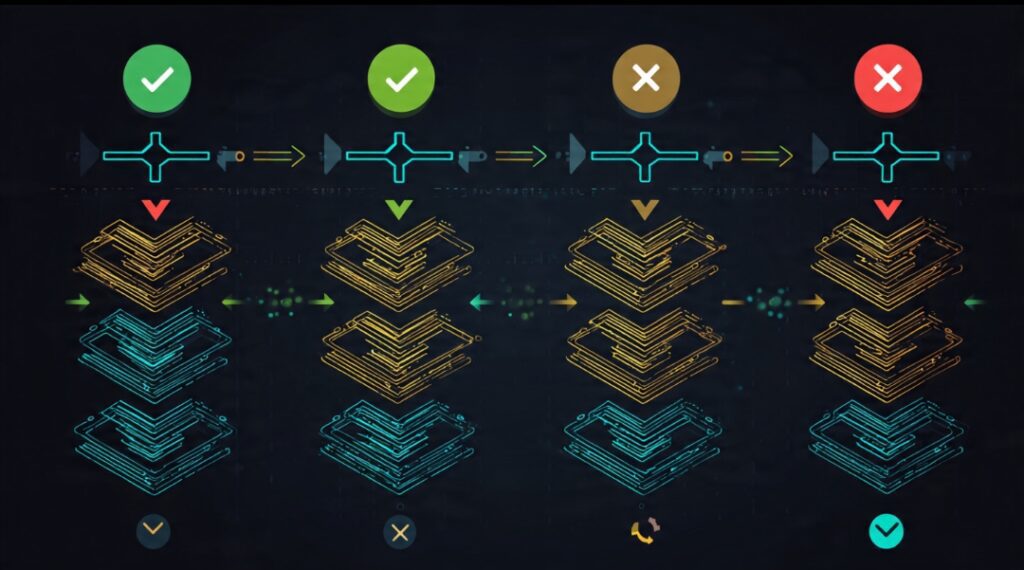 Infographic showing the one-way rule that all deep learning is machine learning and all machine learning is AI but not the reverse