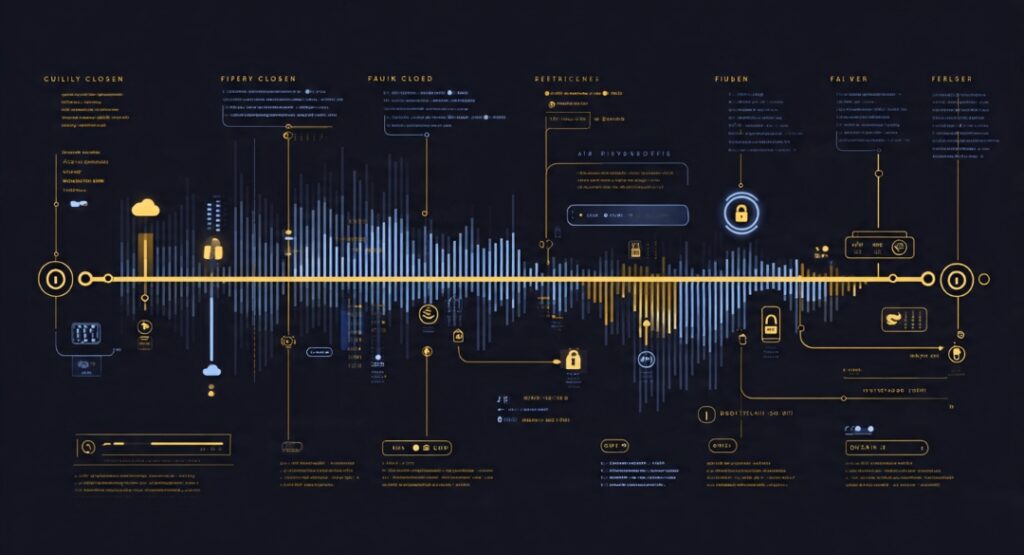 Spectrum infographic showing AI openness ranges from fully closed to fully open with intermediate points, not a simple binary