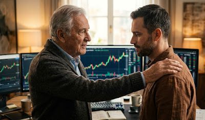 Father's wisdom and coaching in trading — learning from someone who lived through the mistakes first