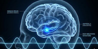 Brain amygdala regulation through breathing — kumbhaka breath retention and vagus nerve activation