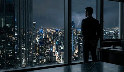 Self respect and standards — businessman with clear boundaries and professional presence