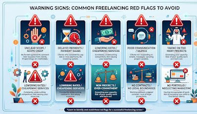 Common freelancing mistakes to avoid — red flags and warning signs for beginners