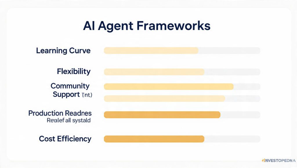 Evaluation criteria for comparing AI agent frameworks