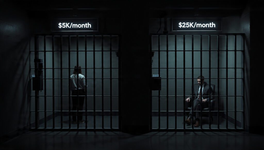 Cash flow trap is the same prison regardless of income level