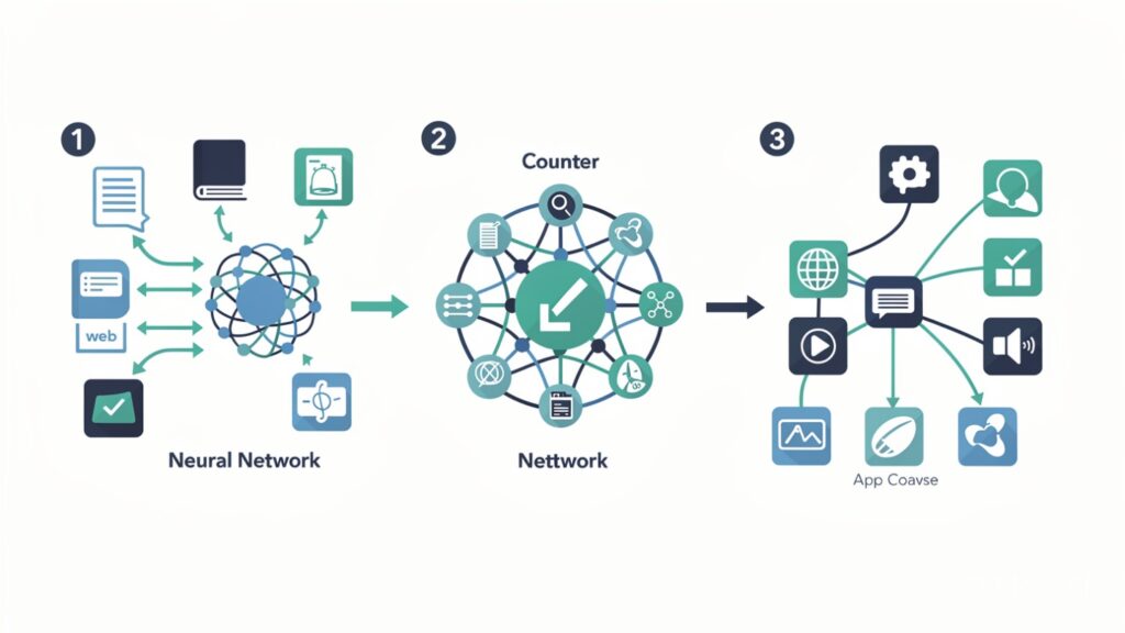The three stages of how foundation models work — pretraining, scale, and adaptation