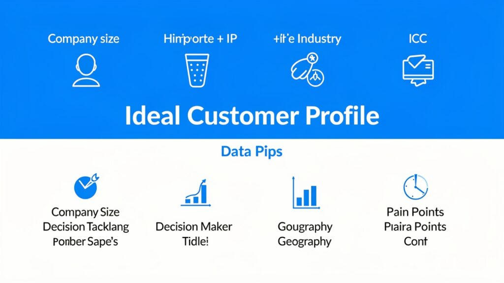  Ideal Customer Profile for LinkedIn lead generation — targeting mid-sized companies and decision makers]