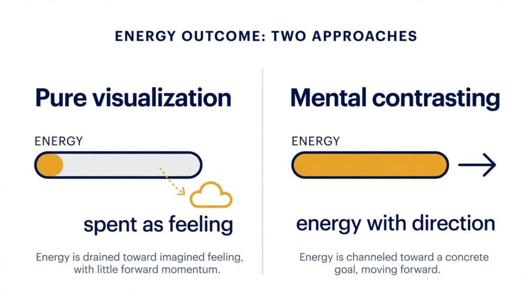 NYU psychologist Gabriele Oettingen spent decades on this question, and her core finding was counterintuitive enough that it required replication across multiple studies before publication