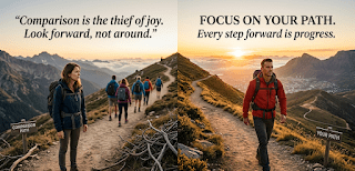 Elite mindset avoid comparison — focus on your own path and progress not others timeline