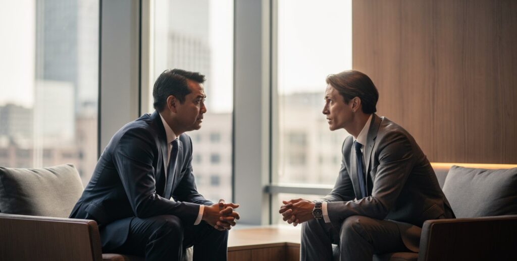  Respectful business conversation in a professional setting — why respect drives business growth.