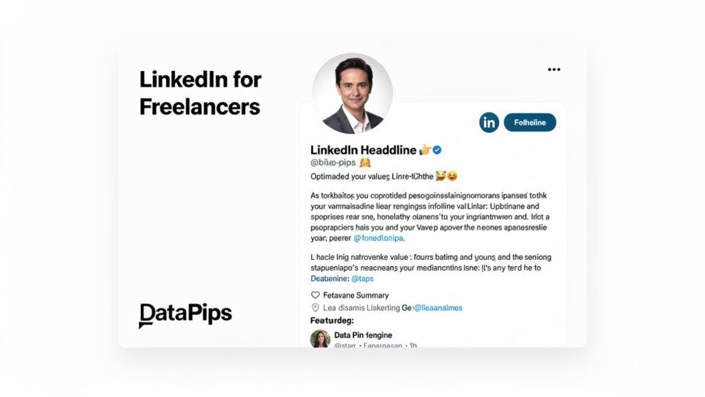 Optimized LinkedIn profile for freelancers — positioning as strategic partner to attract premium international clients