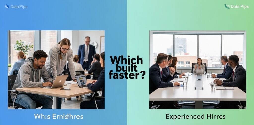 Startup culture with freshers vs corporate experienced hires — which builds faster and more loyal teams