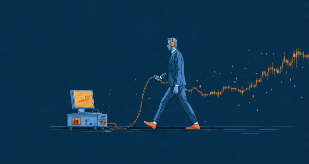 A trader moving from relying on indicators to taking ownership of their own analysis, the real shift.