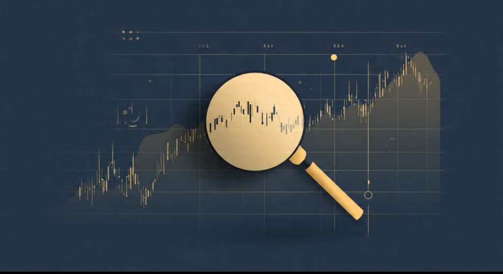 Illustration of confirmation bias keeping a trader in a losing gold position