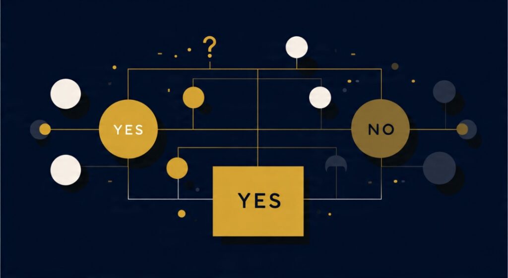 Decision filter asking whether a business choice will still hold up in five years