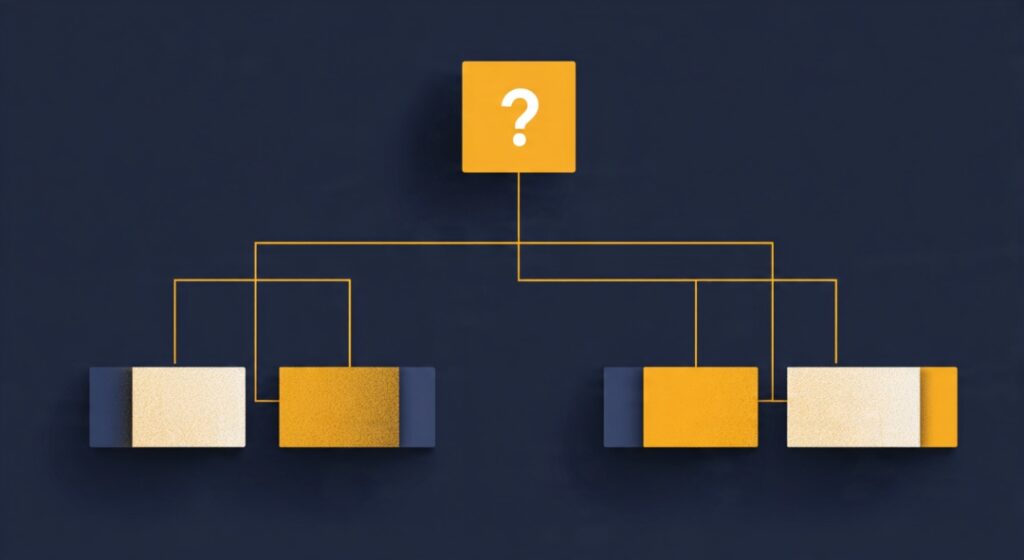Decision flowchart for evaluating whether a business task should be delegated or done personally