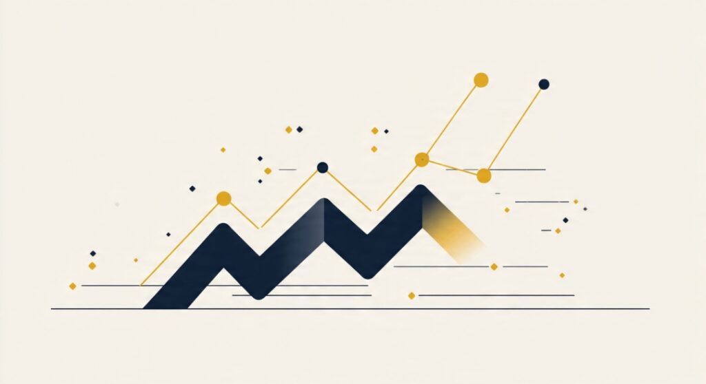 Graph comparing a maker's income ceiling to a seller's uncapped growth potential