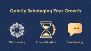 Why Multitasking, Procrastination, and Complaining Are Quietly Sabotaging Your Growth